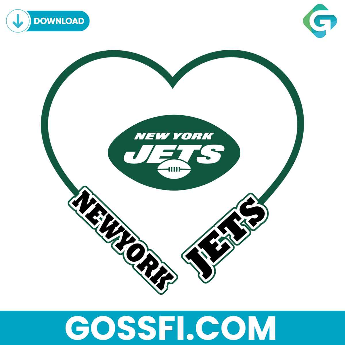 new-york-jets-heart-svg-digital-download