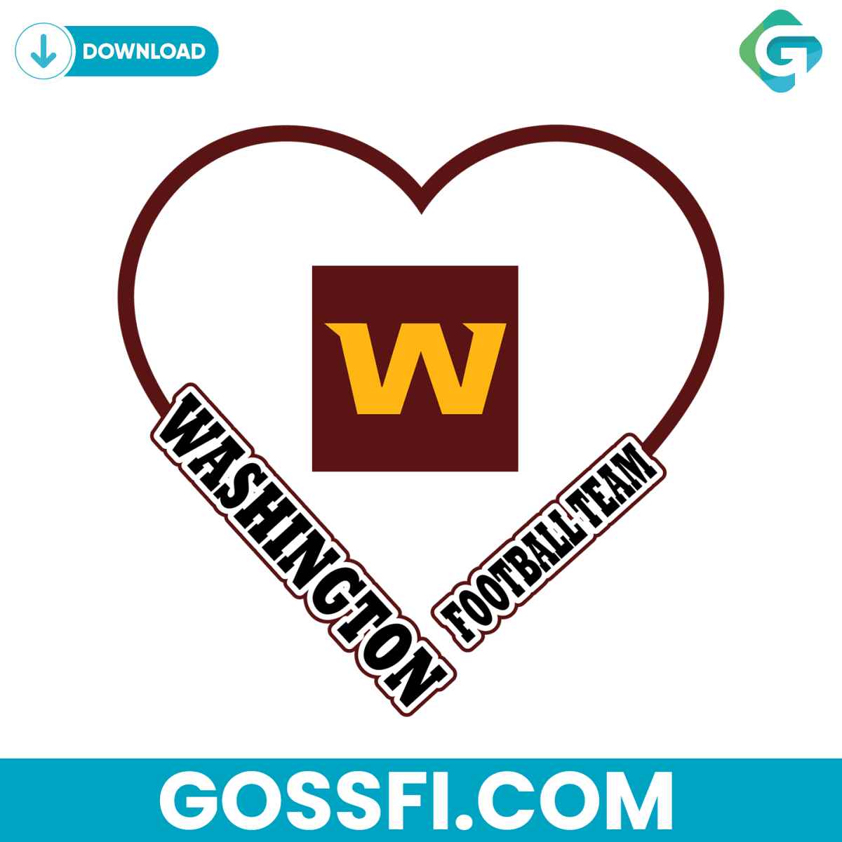 washington-football-team-heart-svg-digital-download