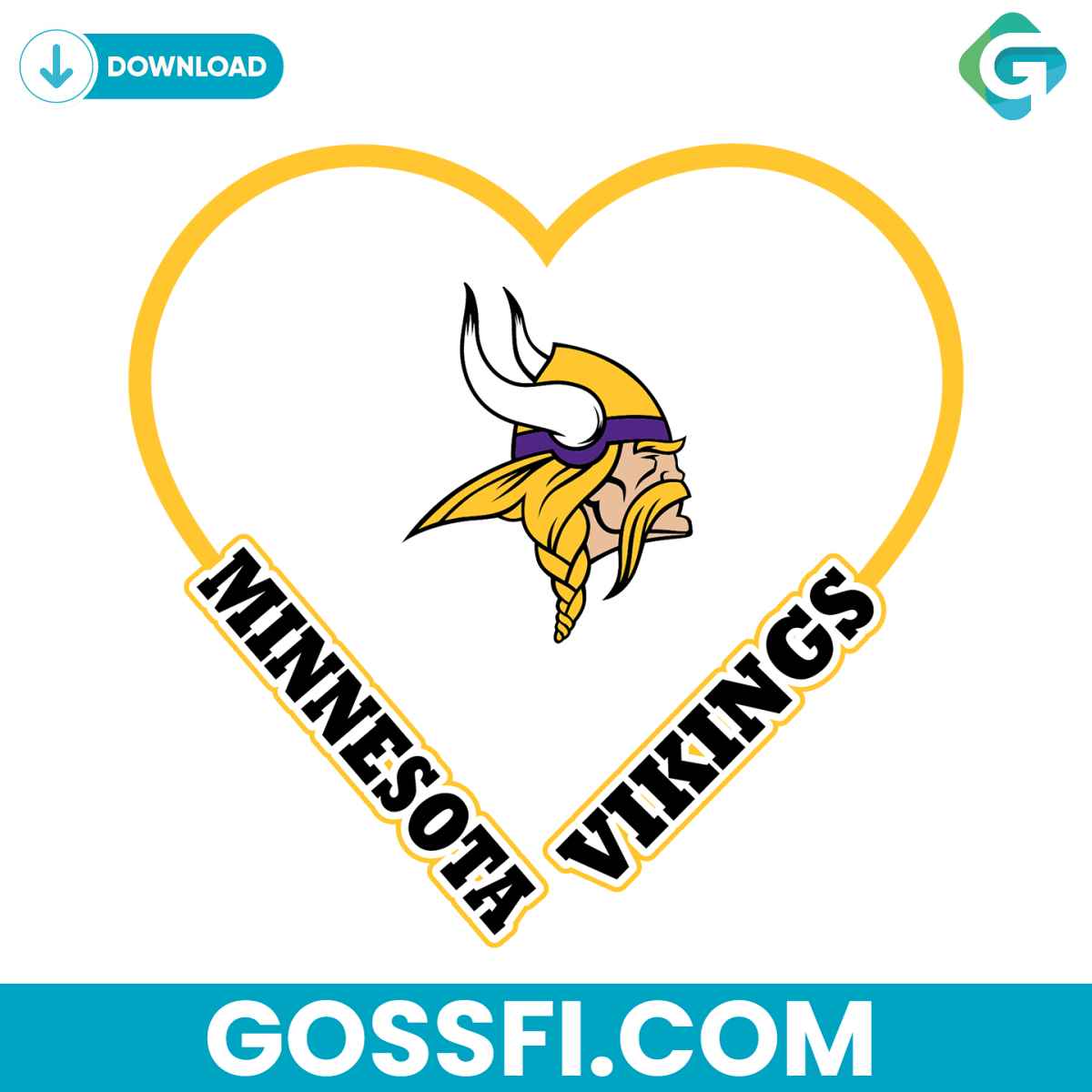 minnesota-vikings-heart-svg-digital-download