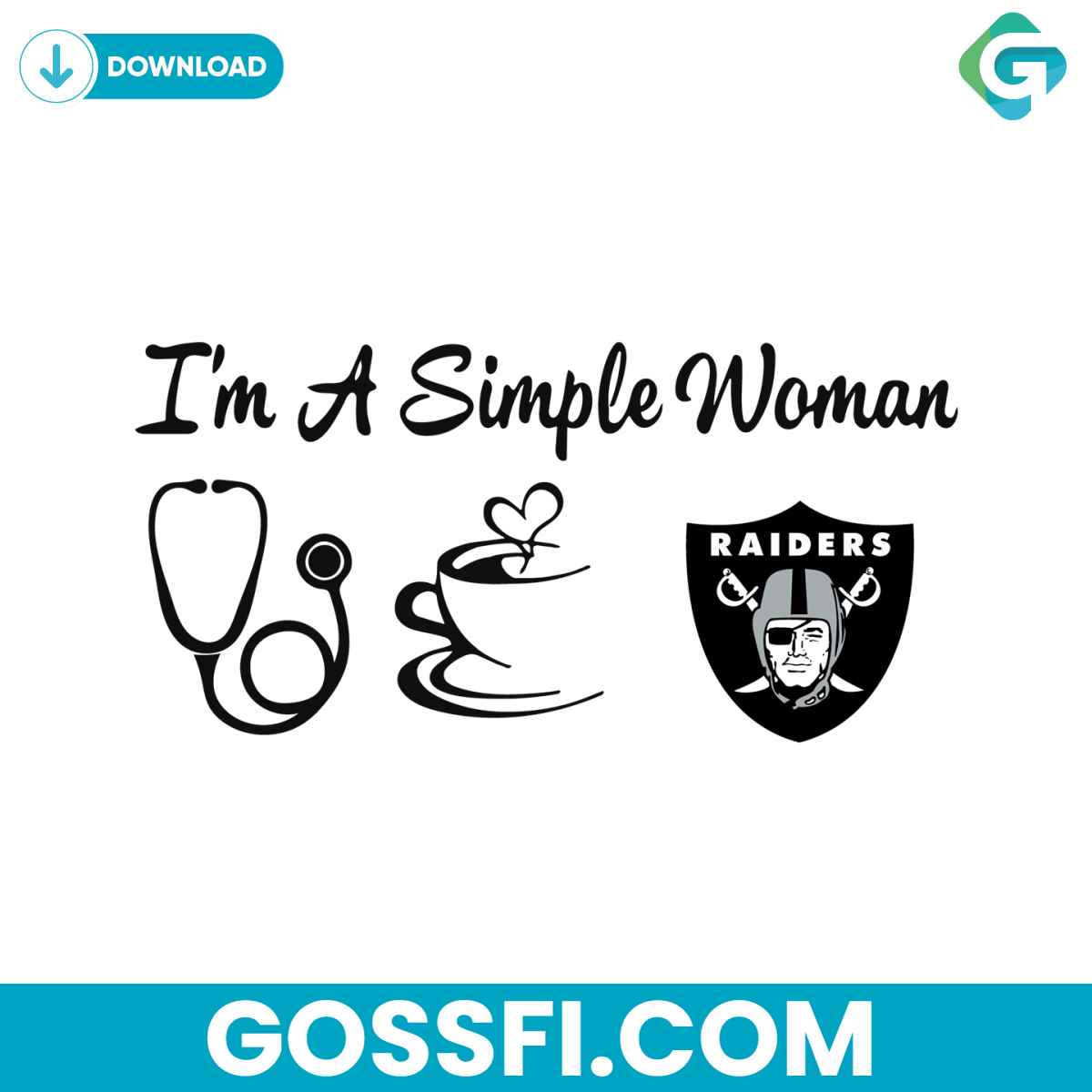 i-am-a-simple-woman-raiders-svg-digital-download