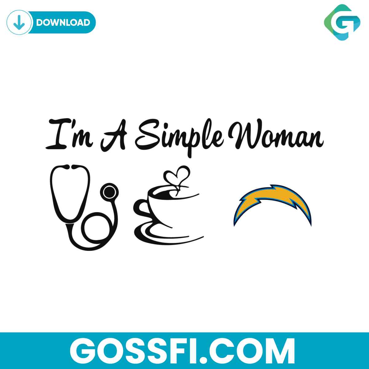 i-am-a-simple-woman-chargers-svg