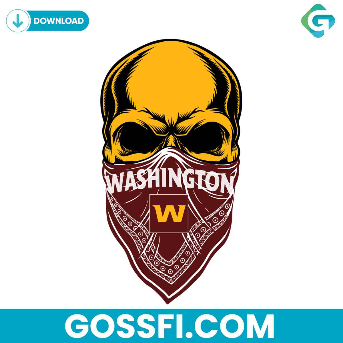 washington-skull-svg-digital-download