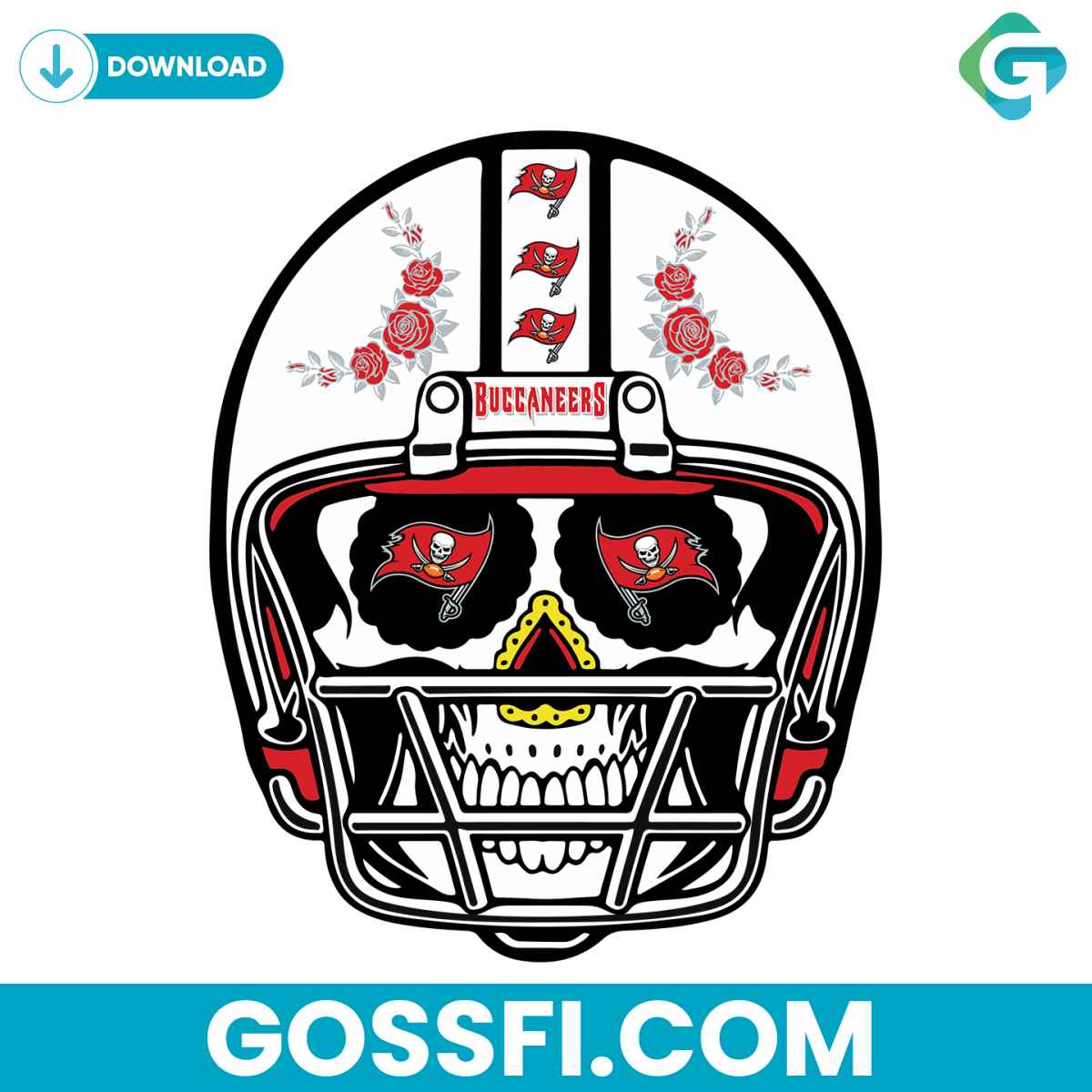 sugar-skull-buccaneers-svg-digital-download