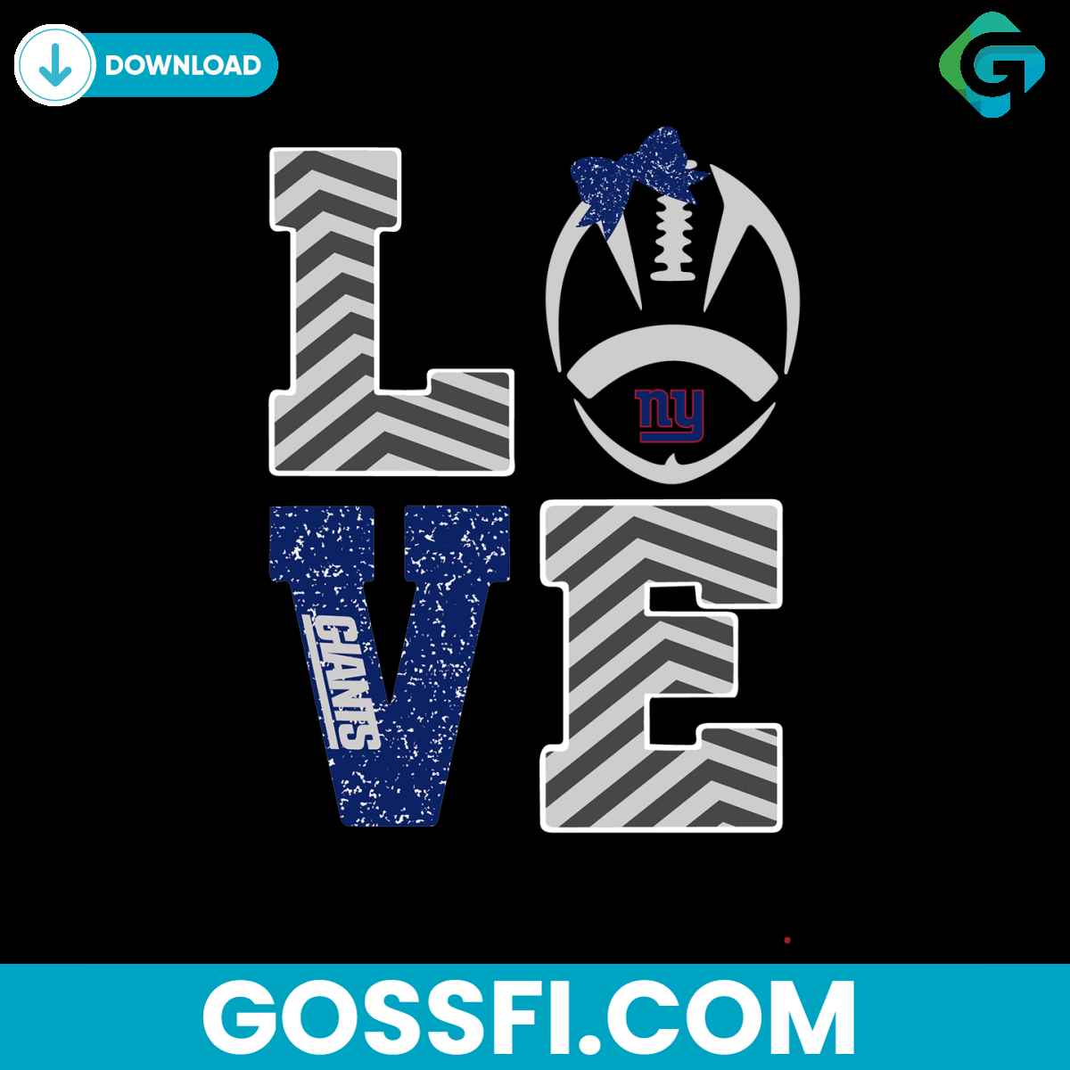 love-giants-football-svg-digital-download