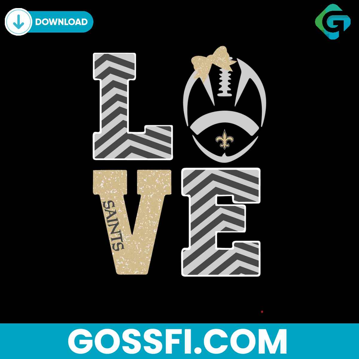 love-saints-football-svg-digital-download