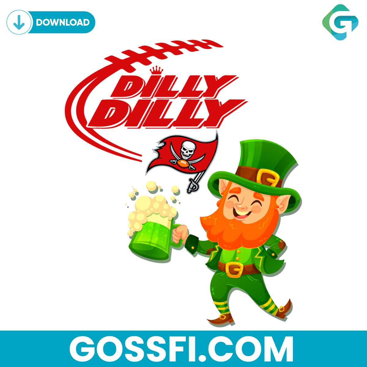 tampa-bay-buccaneers-dilly-dilly-patrick-day-svg