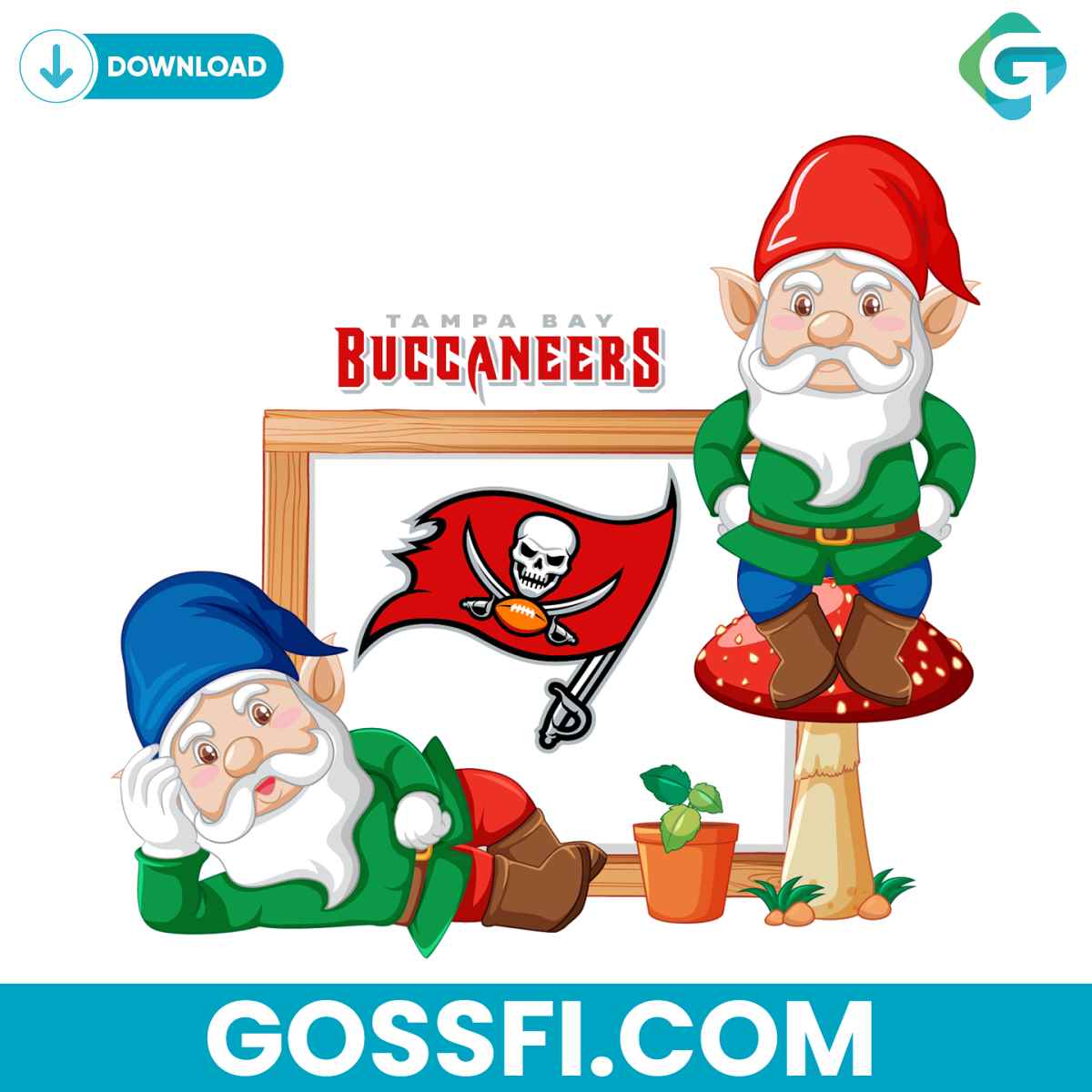 gnome-with-tampa-bay-buccaneers-svg