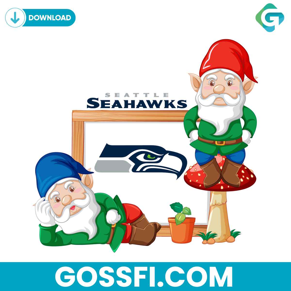 gnome-with-seattle-seahawks-svg-digital-download