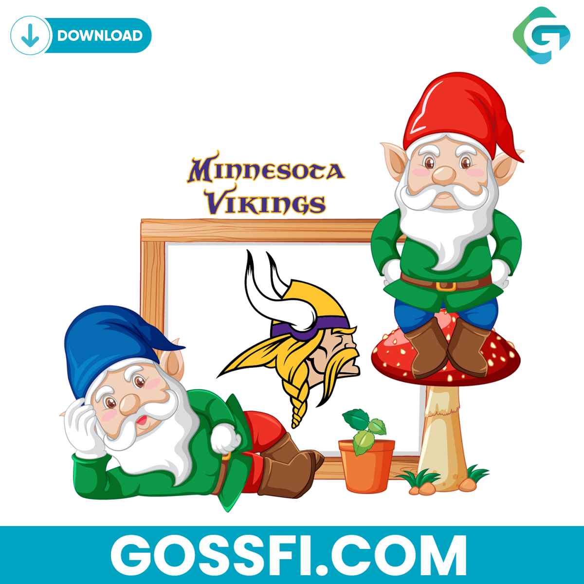 gnome-with-minnesota-vikings-svg