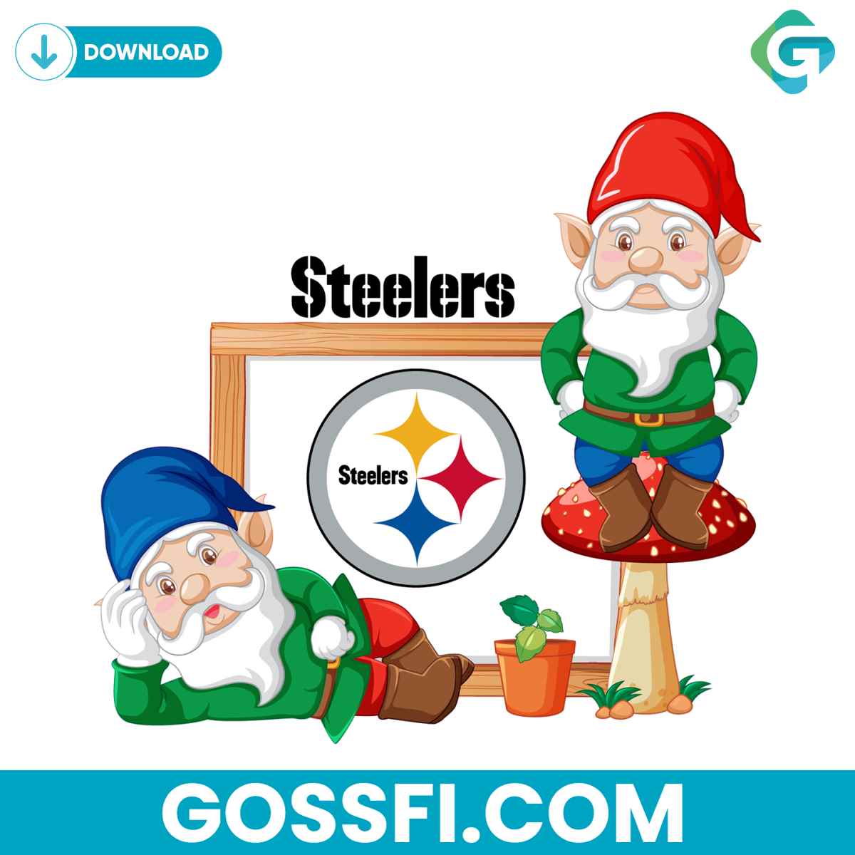 gnome-with-pittsburgh-steelers-svg
