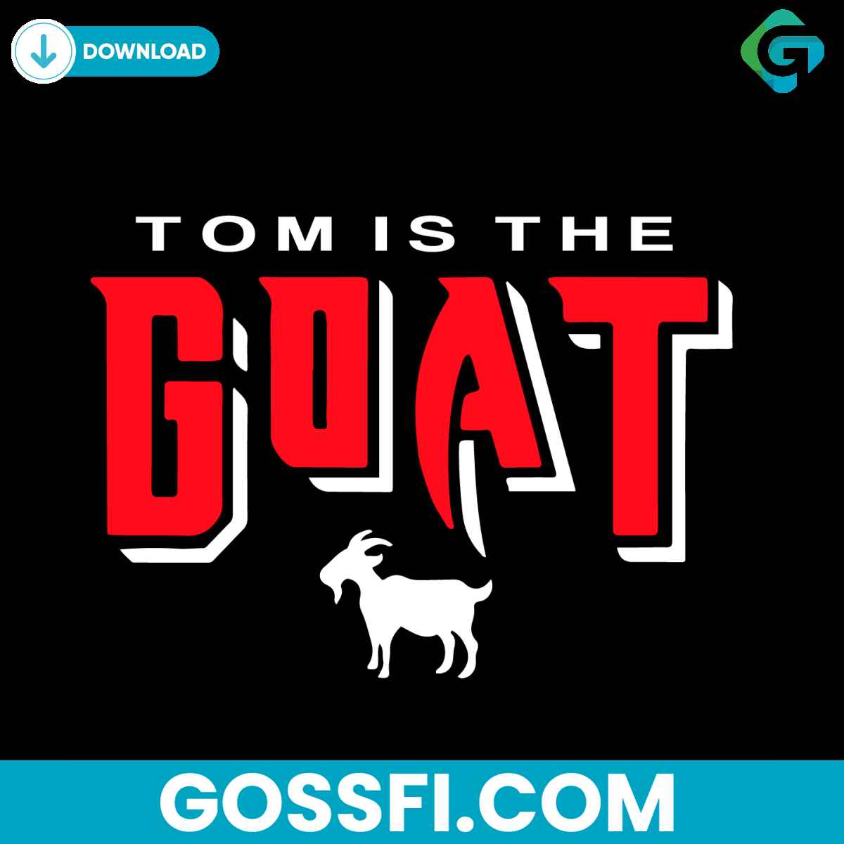 tom-is-the-goat-tampa-bay-buccaneers-svg