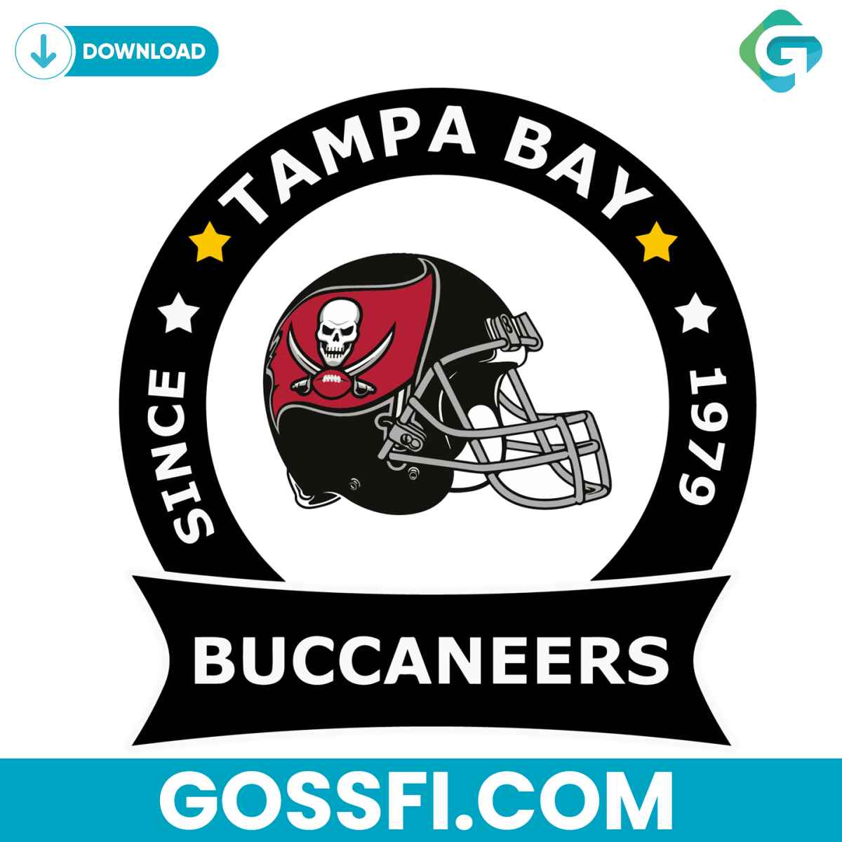 football-tampa-bay-buccaneers-since-1979-svg