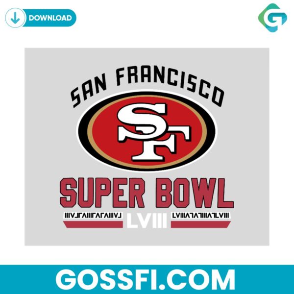 san-francisco-football-super-bowl-lviii-svg-digital-download