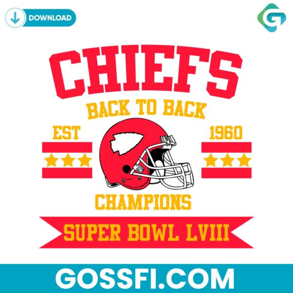 kansas-city-chiefs-afc-champions-super-bowl-lviii-svg