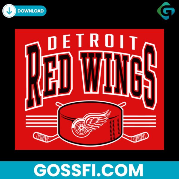 hockey-nhl-team-detroit-red-wings-vintage-svg