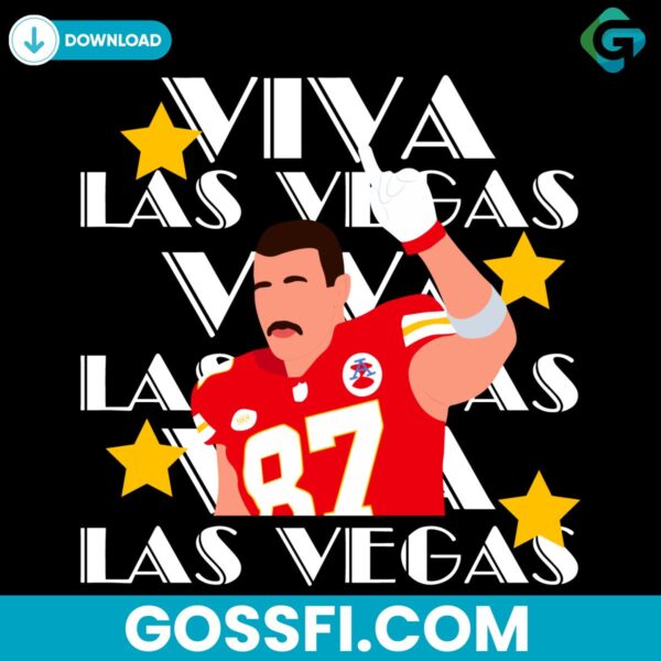 travis-kelce-viva-las-vegas-kansas-city-chiefs-svg