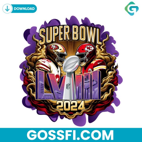 super-bowl-lviii-trophy-san-francisco-49ers-kansas-city-chiefs-png