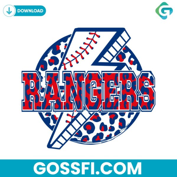 lightning-leopard-baseball-rangers-svg-cutting-digital-file