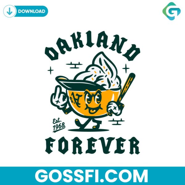 oakland-athletics-baseball-forever-svg-digital-download