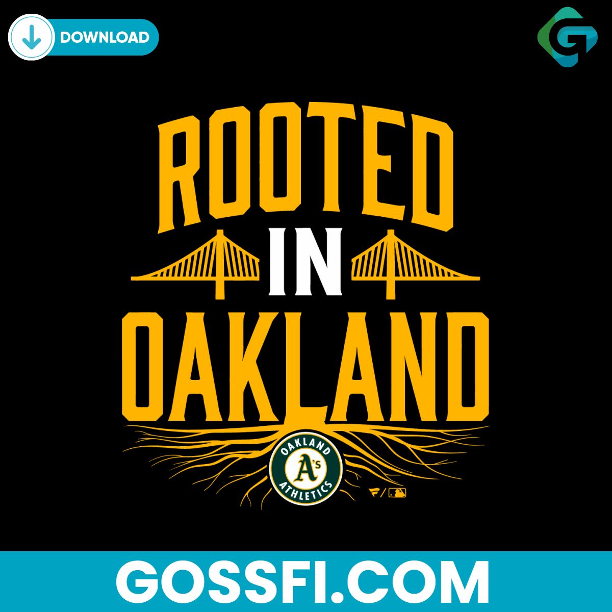 rooted-in-oakland-mlb-baseball-svg-digital-download