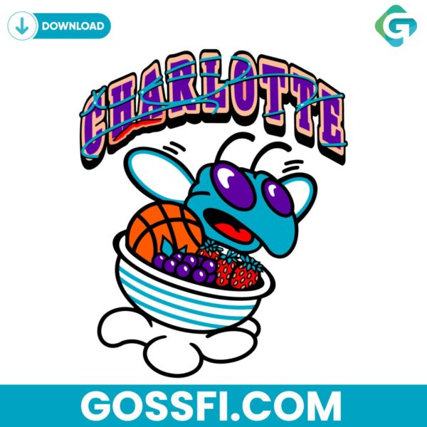 charlotte-hornets-wild-berry-basketball-svg-digital-download