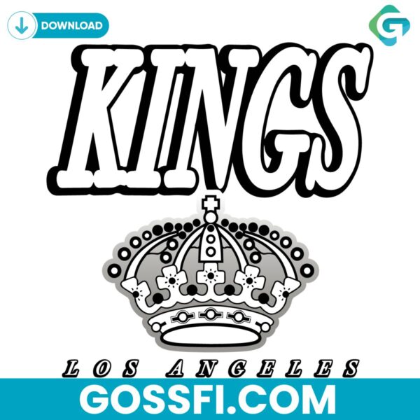 kings-los-angeles-crown-hockey-nhl-svg-digital-download