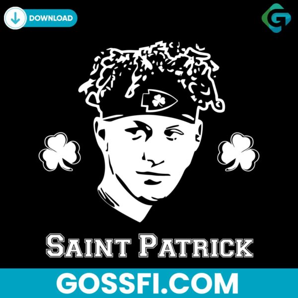 st-patrick-mahomes-saint-patrick-kansas-city-football-svg