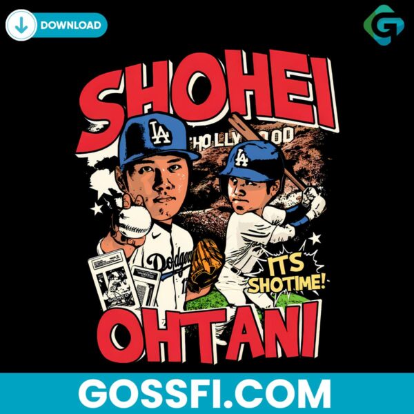 shohei-ohtani-mlb-cartoon-los-angeles-dodgers-png