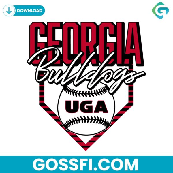 georgia-bulldogs-uga-baseball-ncaa-svg-digital-download