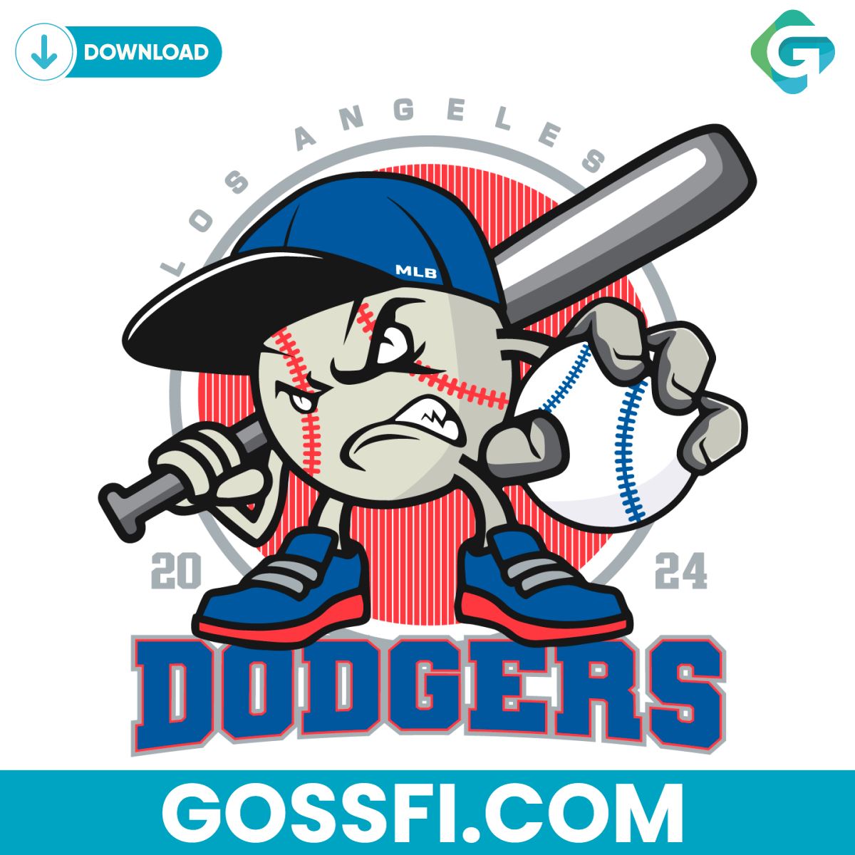 los-angeles-baseball-2024-season-dodgers-svg-digital-download
