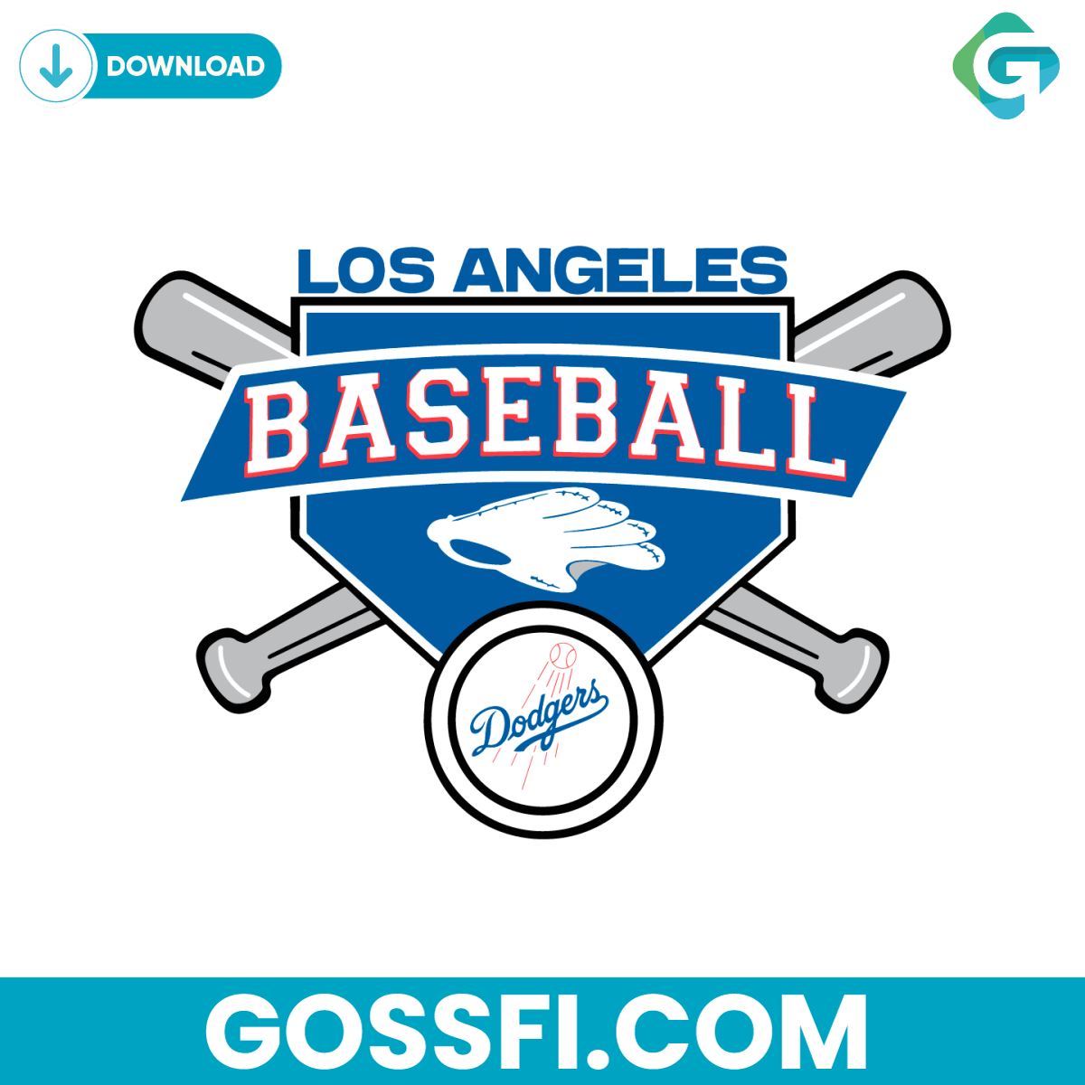 retro-baseball-team-los-angeles-dodgers-svg-digital-download