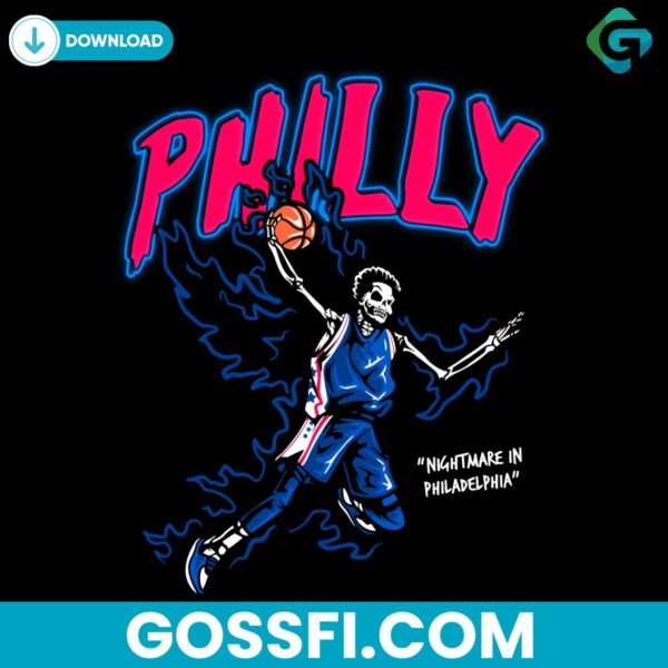 philly-basketball-nightmare-in-philadelphia-skeleton-svg
