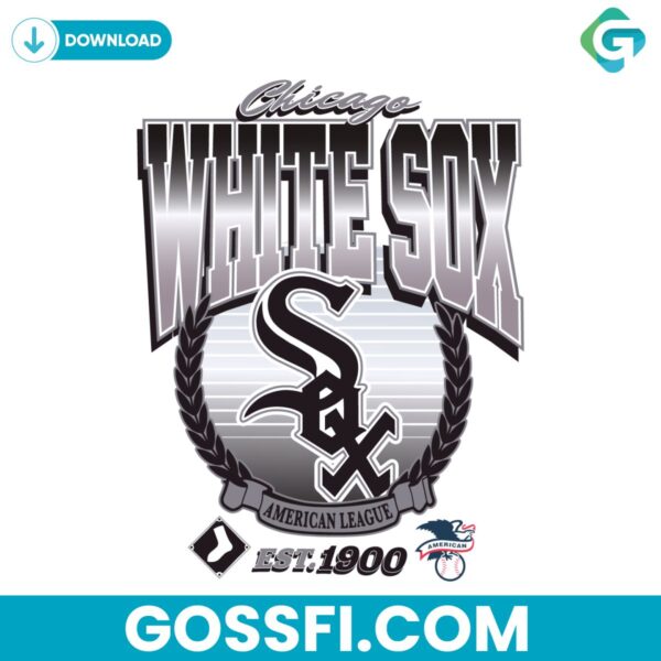 chicago-white-sox-mlb-team-baseball-svg