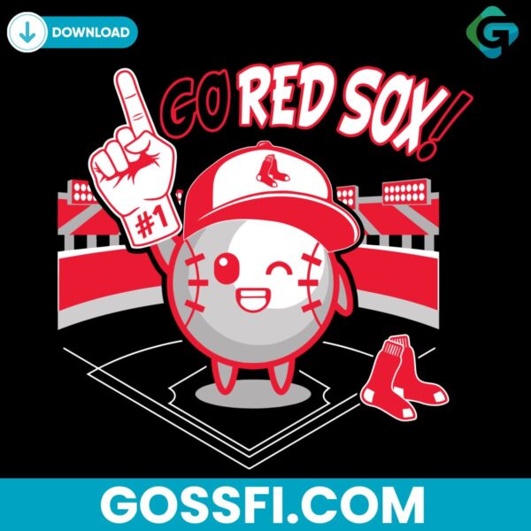go-red-sox-baseball-mlb-svg-cricut-digital-download