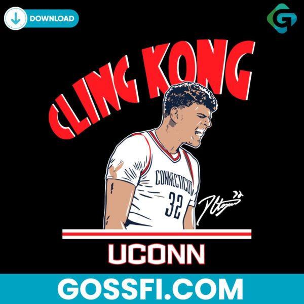 uconn-basketball-donovan-clingan-cling-kong-ncaa-svg