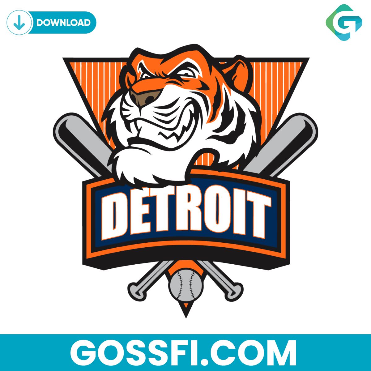 mlb-team-detroit-baseball-tiger-head-svg-digital-download