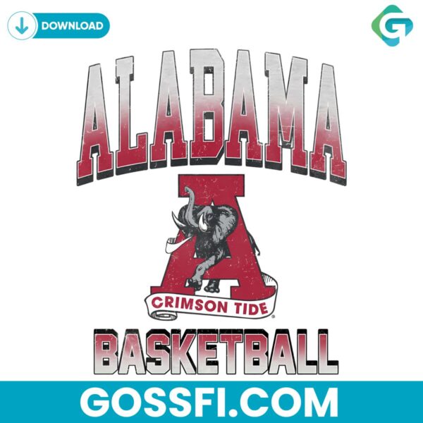 vintage-alabama-crimson-tide-basketball-png