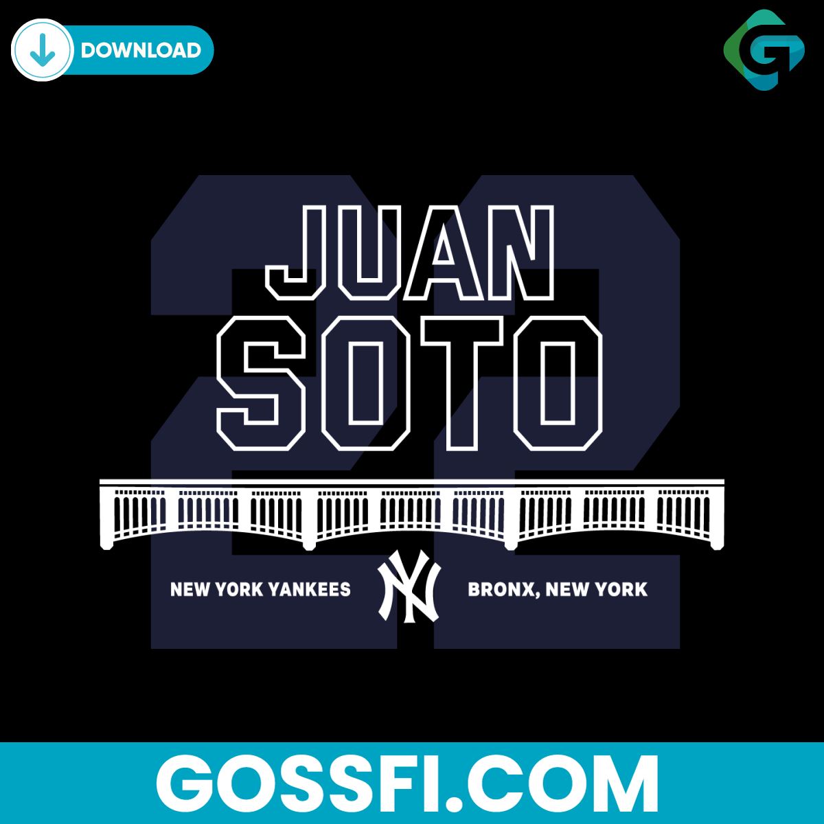 mlb-juan-soto-new-york-yankees-player-22-svg