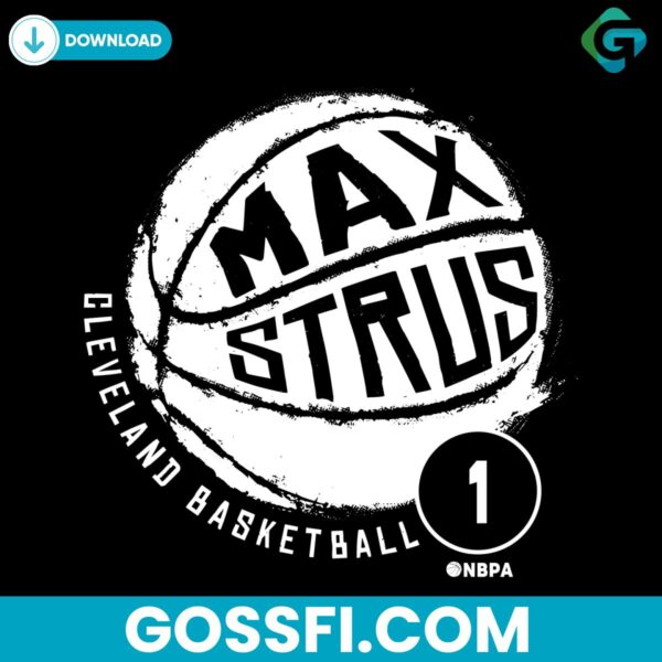 max-strus-cleveland-basketball-svg-digital-download