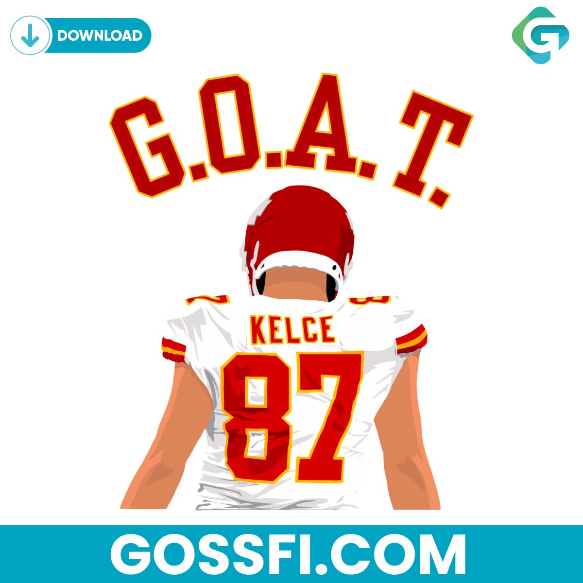 the-goat-travis-kelce-chiefs-player-svg-digital-download