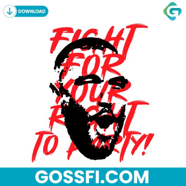 travis-kelce-fight-for-your-right-to-party-svg