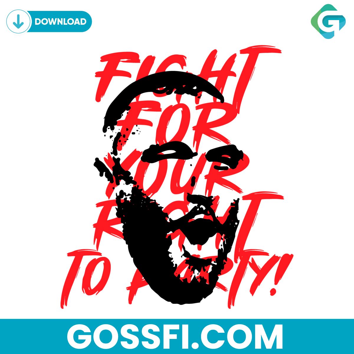 travis-kelce-fight-for-your-right-to-party-svg