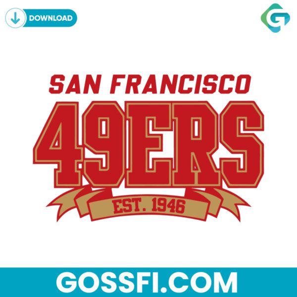 san-francisco-49ers-football-svg-digital-download