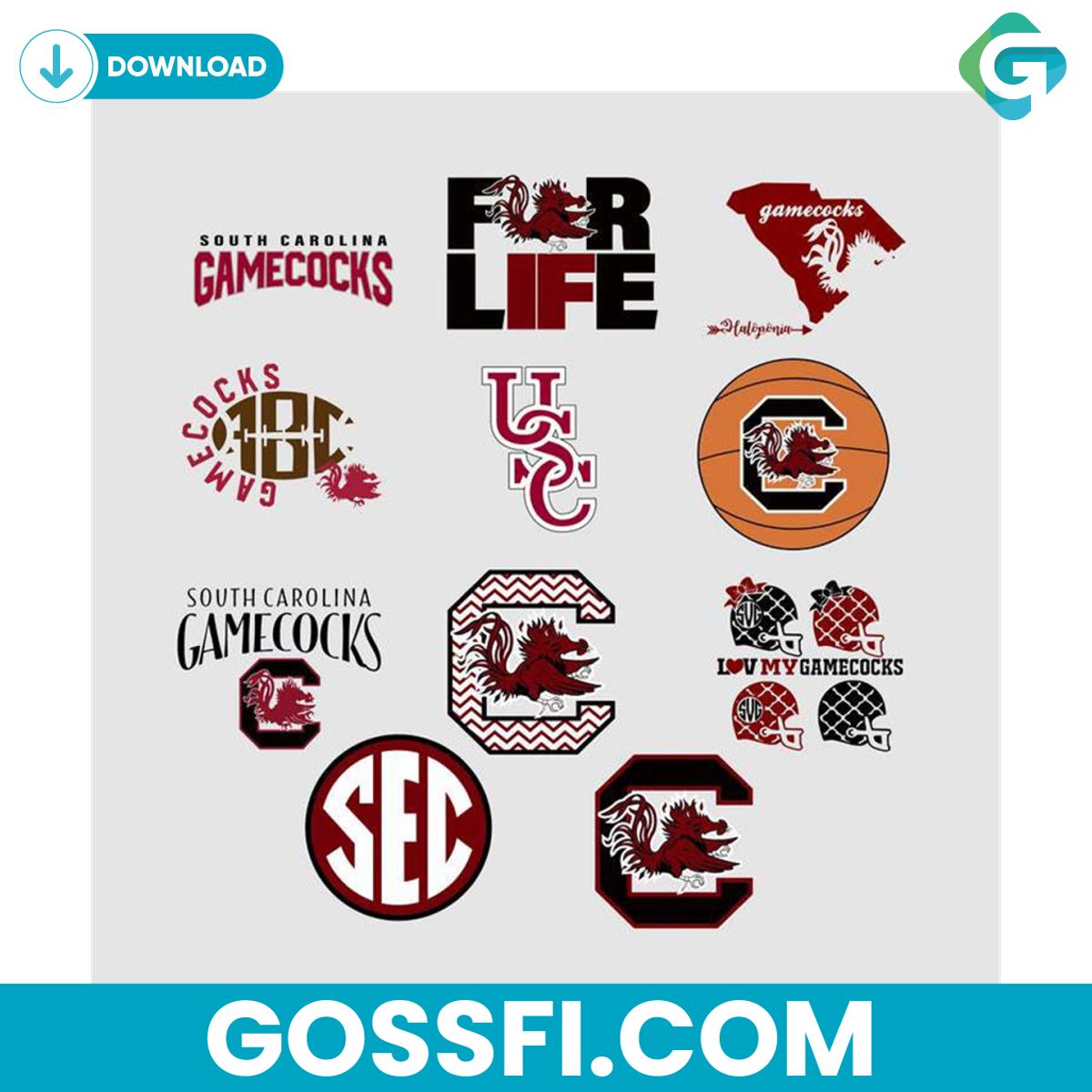 south-carolina-gamecocks-bundle-ncaa-svg-digital-download