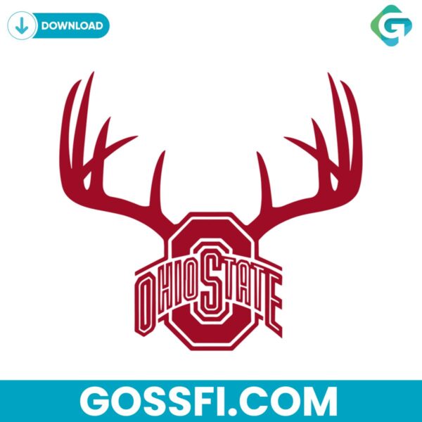 ohio-state-buckeyes-deer-horn-svg-digital-download