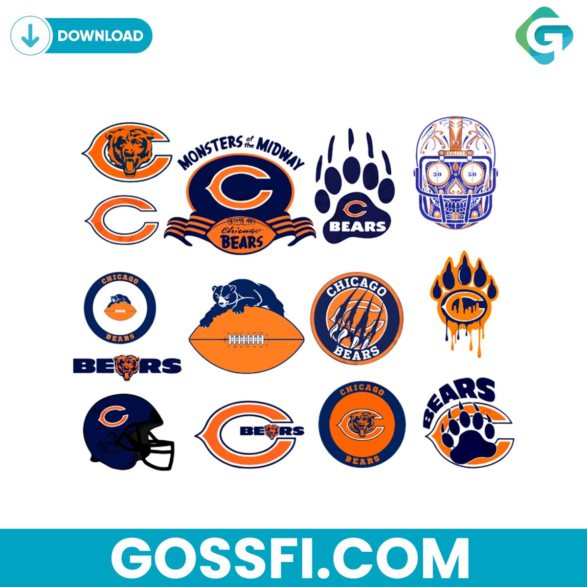 nfl-chicago-bears-bundle-svg-cricut-digital-download