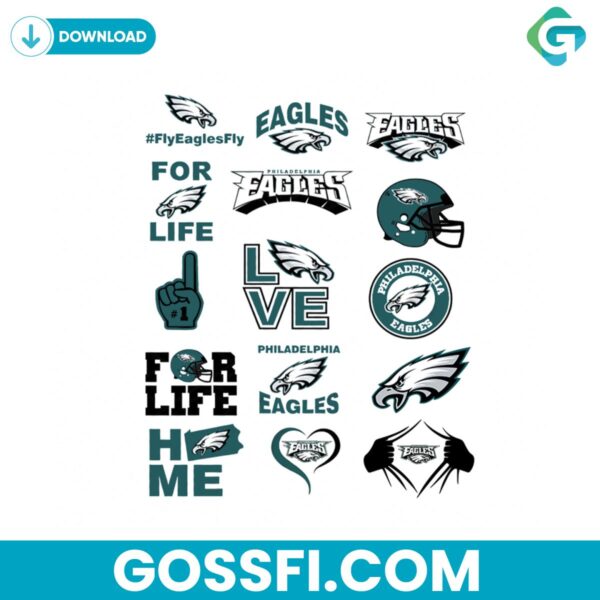 philadelphia-eagles-bundle-svg-cricut-digital-download