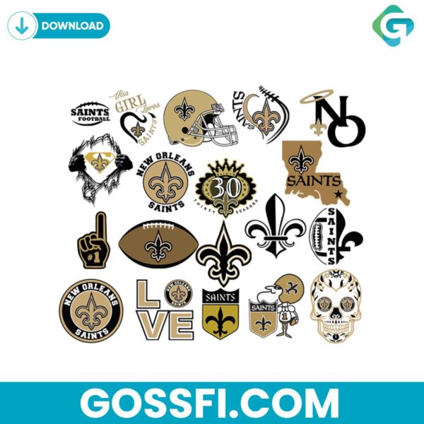 new-orleans-saints-football-bundle-svg-cricut-digital-download