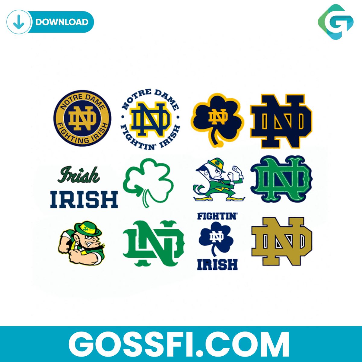 bundle-notre-dame-fighting-irish-ncaa-svg