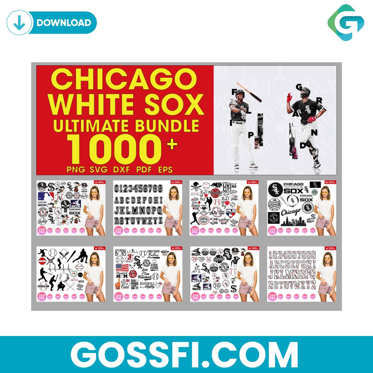 chicago-white-sox-baseball-team-1000-files-bundle-svg